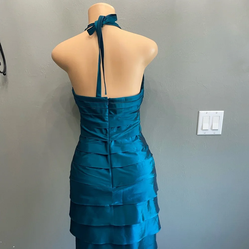 Cache Vibrant Blue Backless Halter Dress - Picture 4 of 5